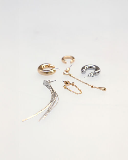 Set Aretes Plateados